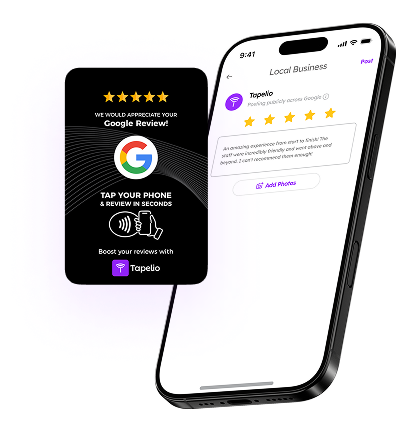 google review card