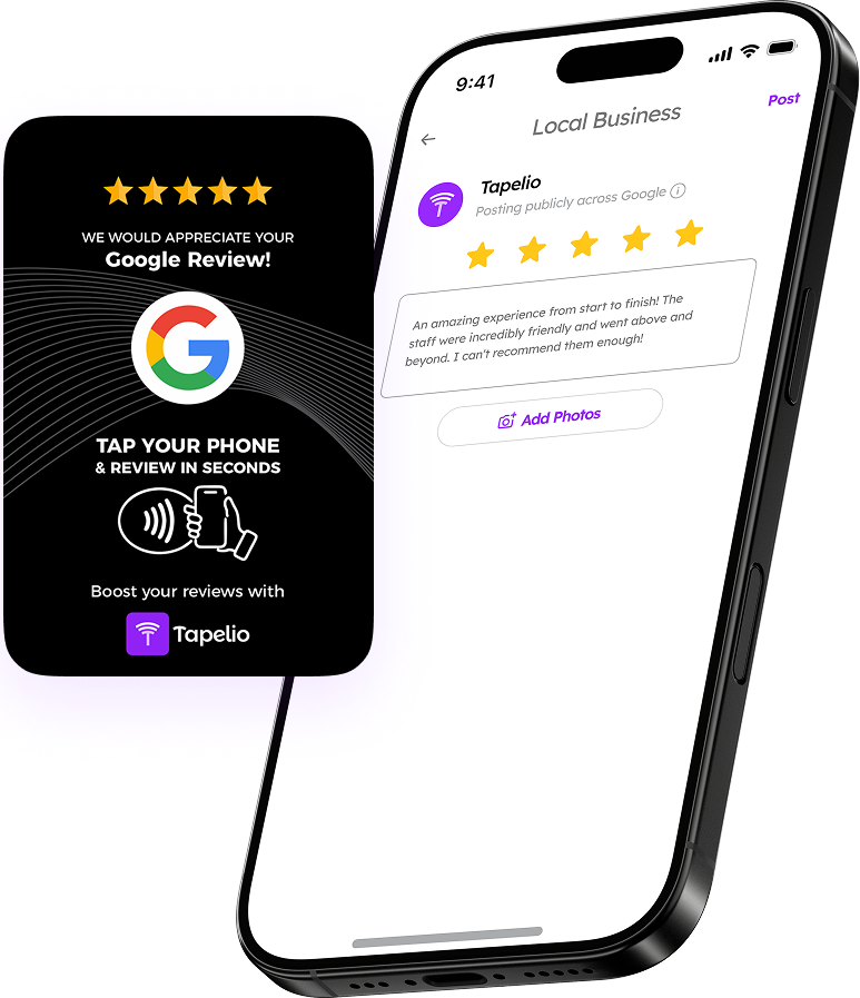 google review card